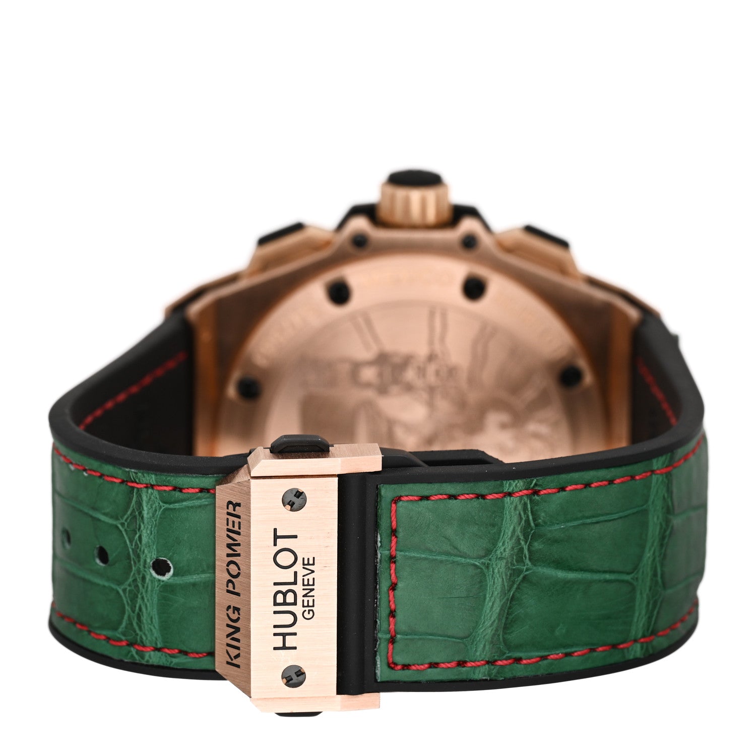 Hublot 18K Rose Gold Alligator 48mm Big Bang King Power Skeleton Limited Edition Automatic Watch Red 710.OM.0130.GR.MEX10 3 of 4