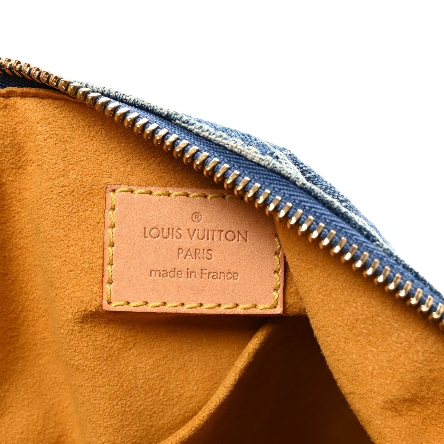 Louis Vuitton Monogram Denim Baggy PM Blue 6 of 9