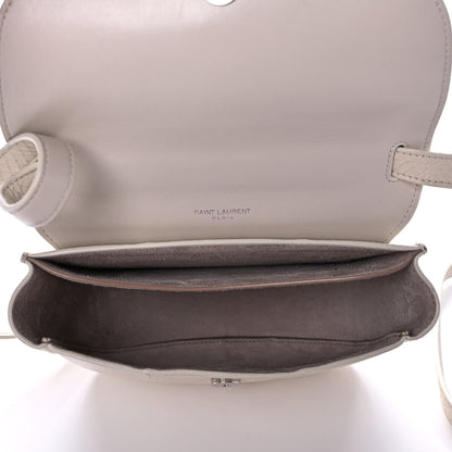 Saint Laurent Snakeskin Small Kaia Satchel Off White 5 of 10