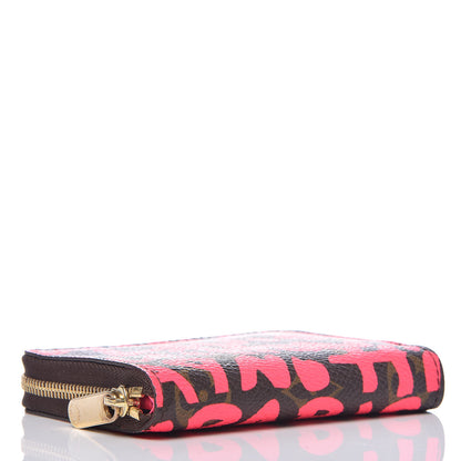 Louis Vuitton Monogram Graffiti Zippy Coin Purse Fuchsia 4 of 7