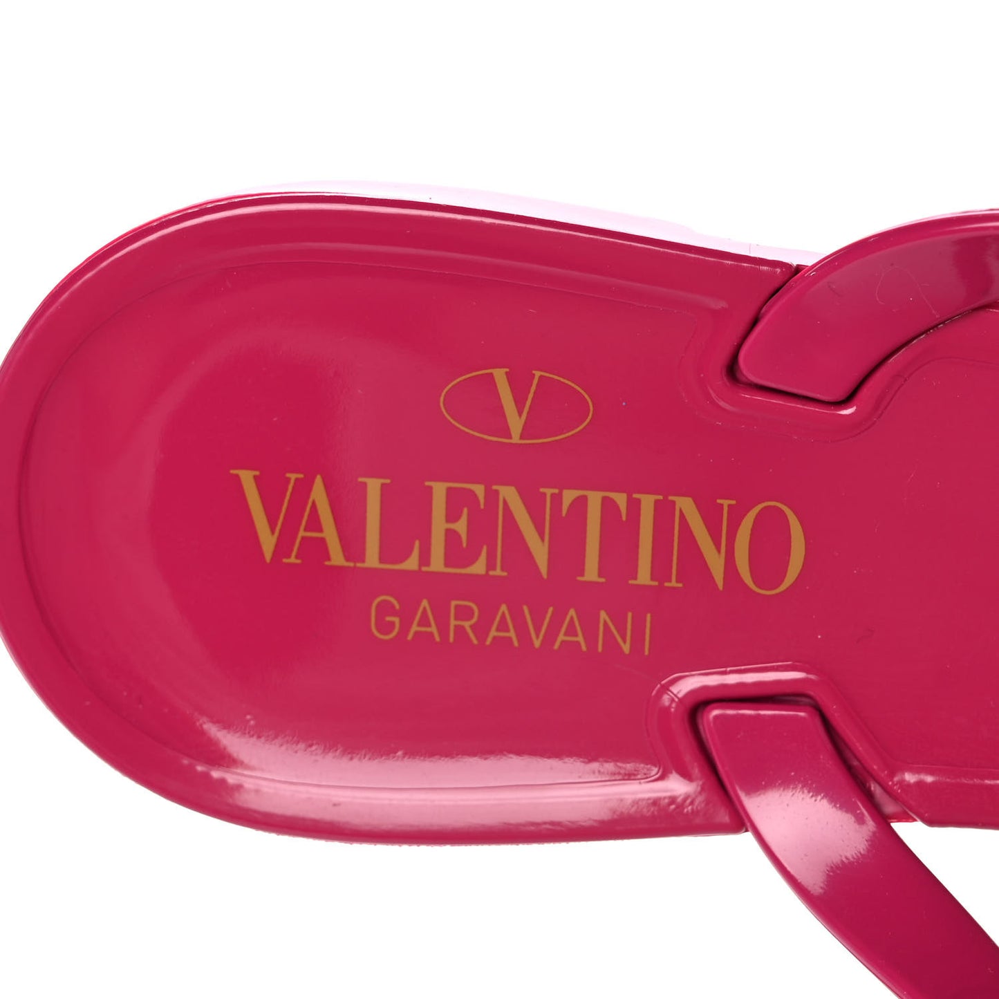 PVC Jelly Rockstud Bow Thong Sandals 39 Blossom