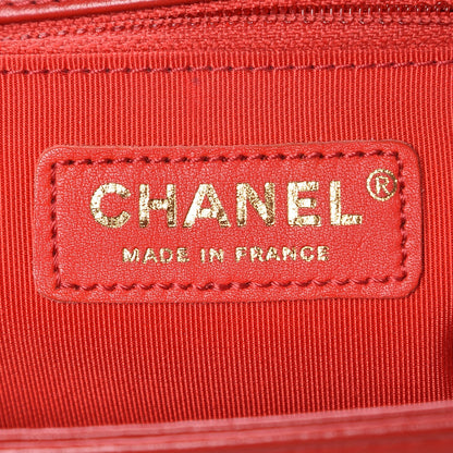 Chanel Calfskin Quilted New Medium Boy Flap Red 6 of 21