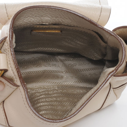 Prada Vitello Daino Crossbody Bag Talco 5 of 8