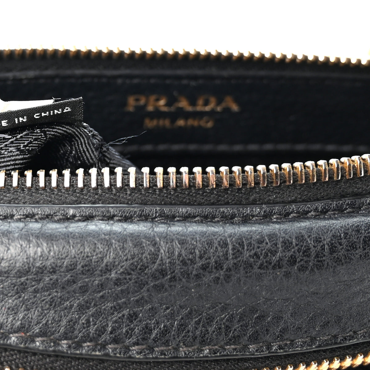 Prada Vitello Daino Small Belt Bag Black 6 of 9