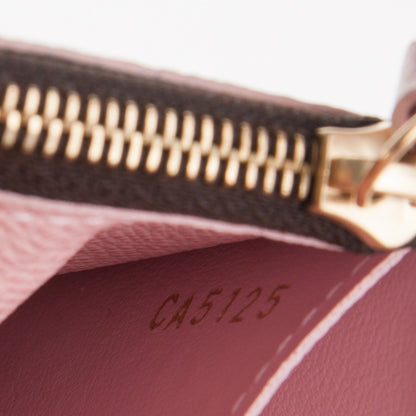 Louis Vuitton Damier Ebene Caissa Wallet Rose Ballerine 7 of 7