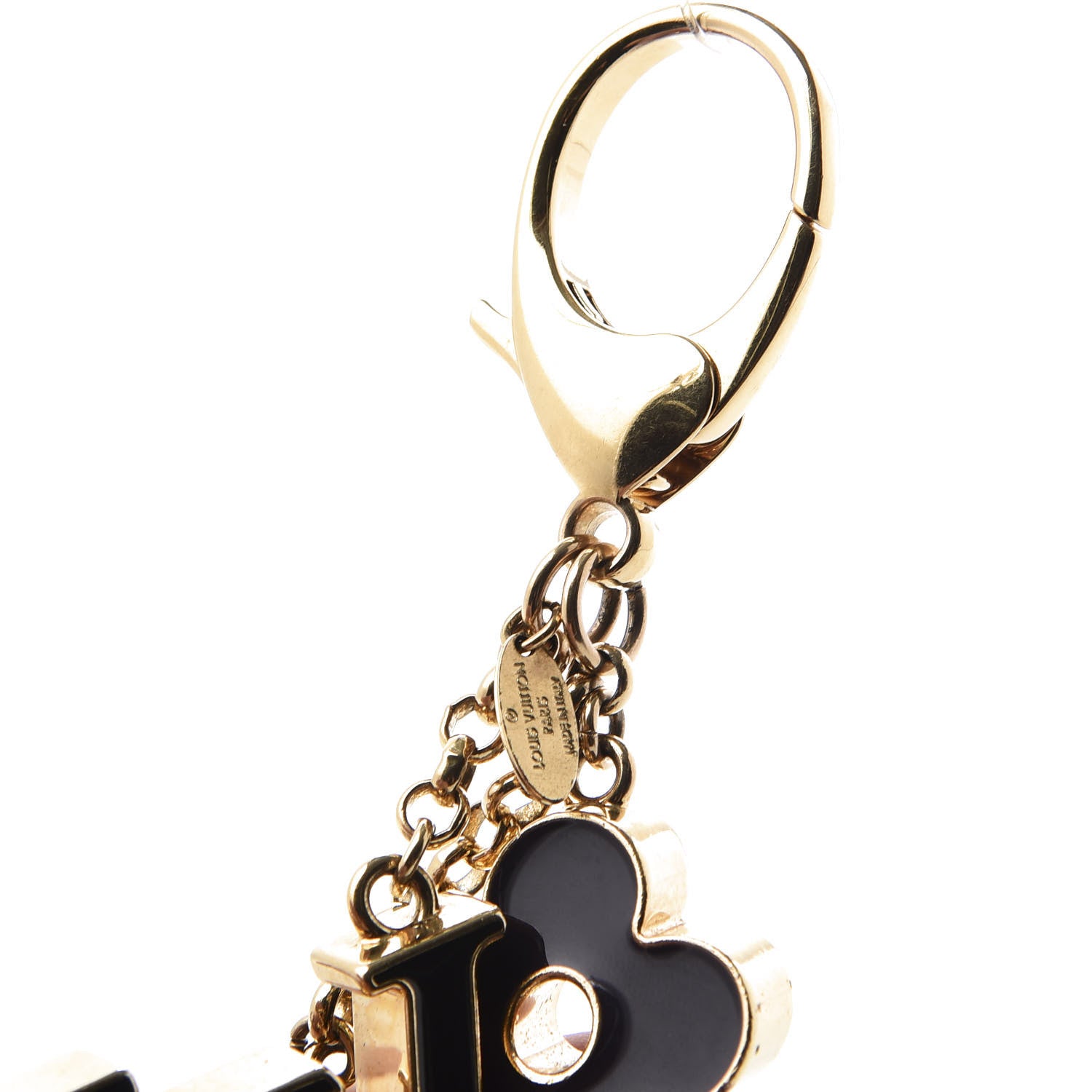 Louis Vuitton Fleur De Monogram Bag Charm Dore 4 of 4