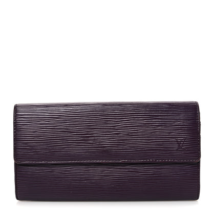 Louis Vuitton Epi Sarah Wallet Cassis 1 of 8