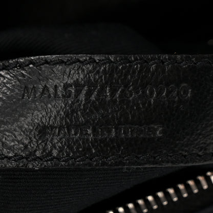 Saint Laurent Lambskin Quilted Small Loulou Puffer Monogram Chain Satchel Black 7 of 10