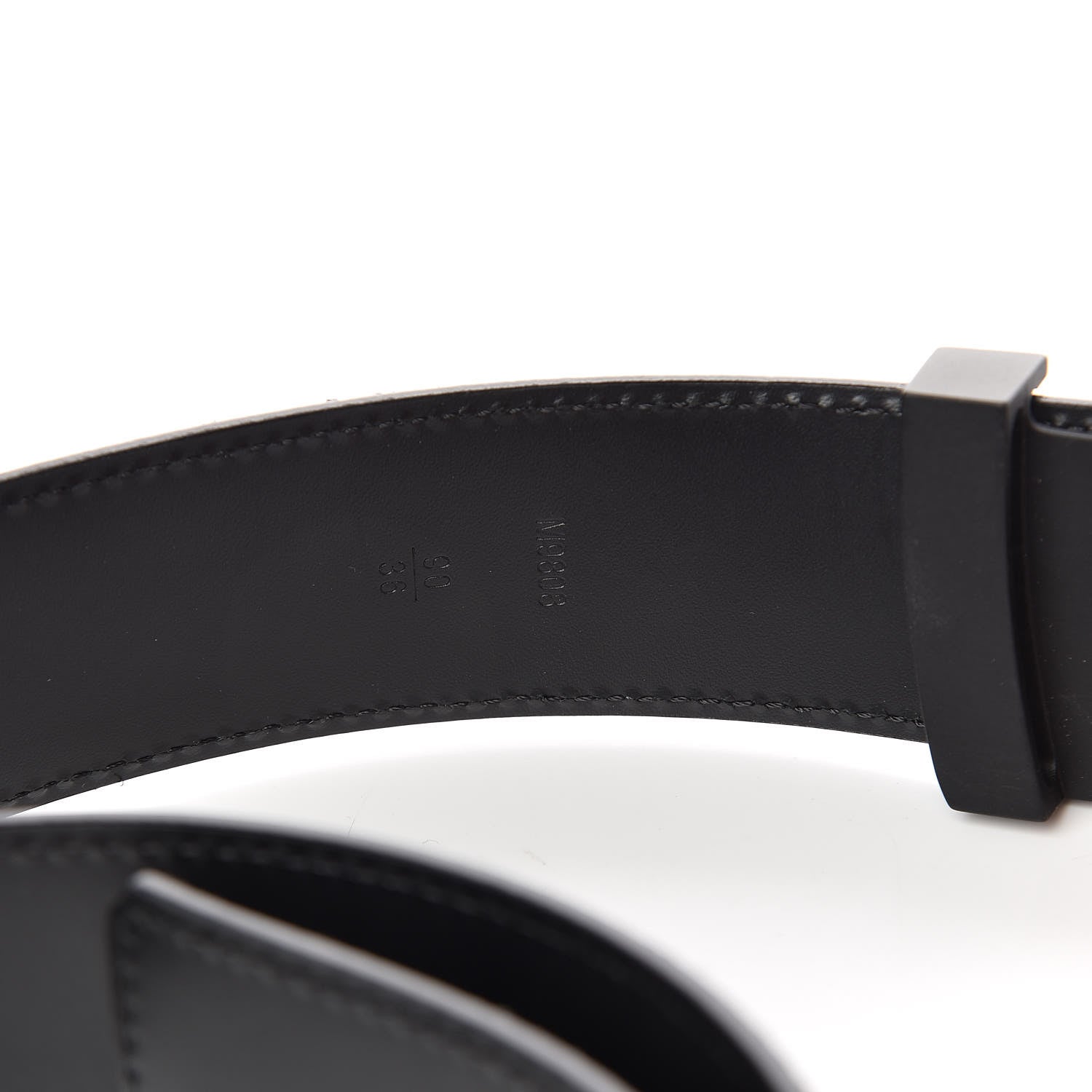 Louis Vuitton Damier Graphite LV Initiales Belt 90 36 6 of 9