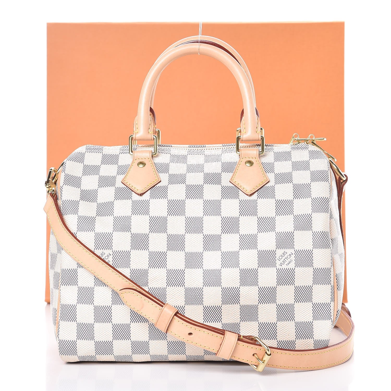 Louis Vuitton Damier Azur Speedy Bandouliere 25 9 of 9