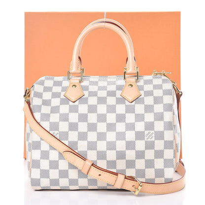 Louis Vuitton Damier Azur Speedy Bandouliere 25 9 of 9