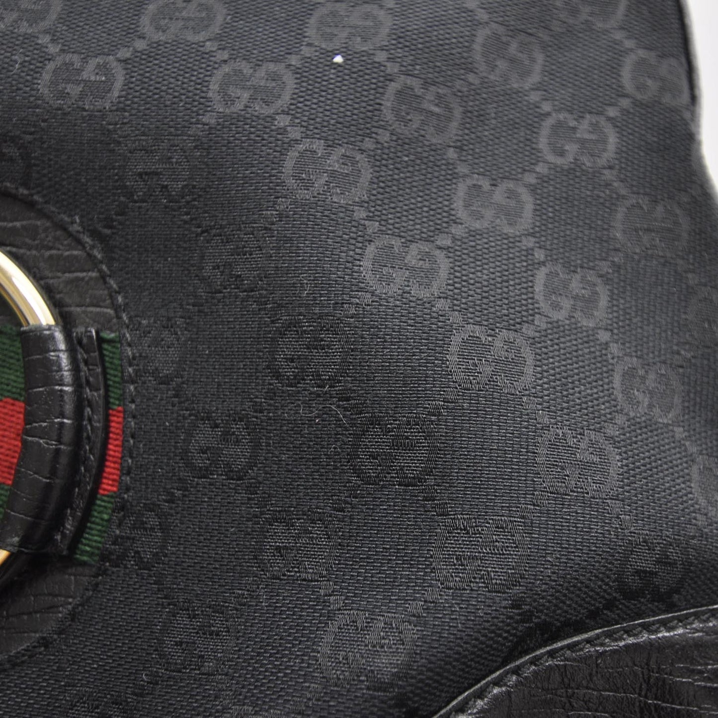 Monogram Web Hasler Hobo Black