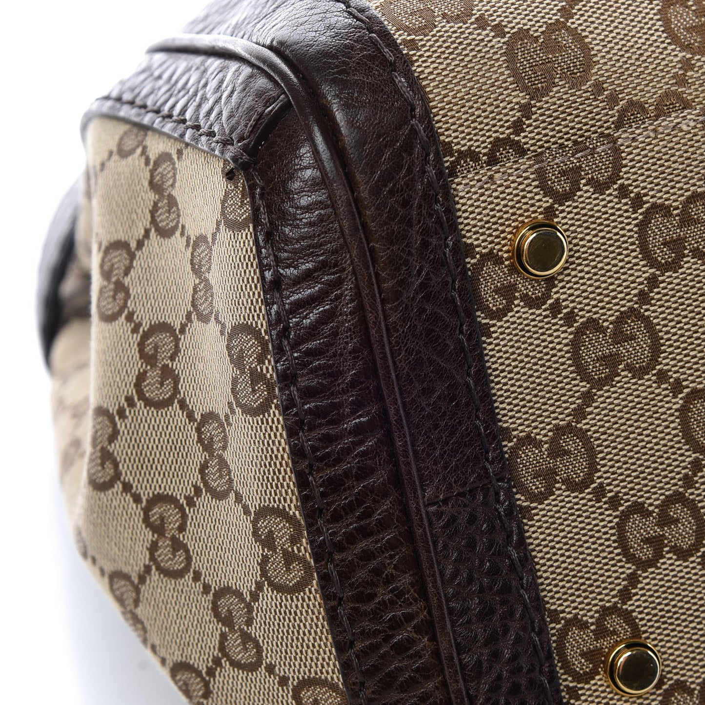 Monogram Medium GG Running Tote Dark Brown