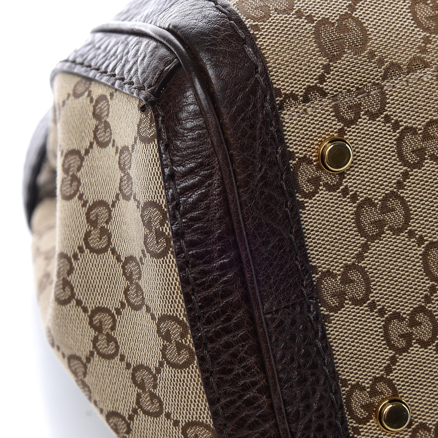 Gucci Monogram Medium GG Running Tote Dark Brown 9 of 11