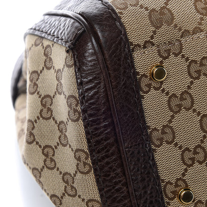Gucci Monogram Medium GG Running Tote Dark Brown 9 of 11