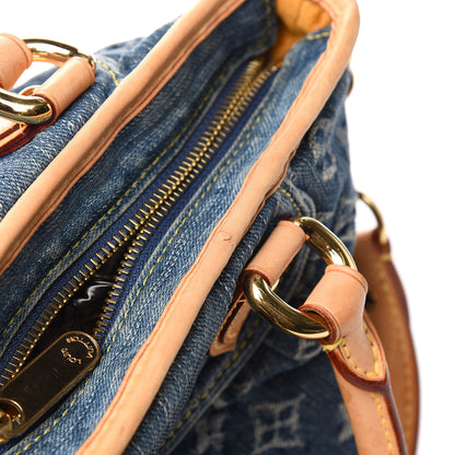 Louis Vuitton Denim Neo Cabby MM Blue 13 of 13