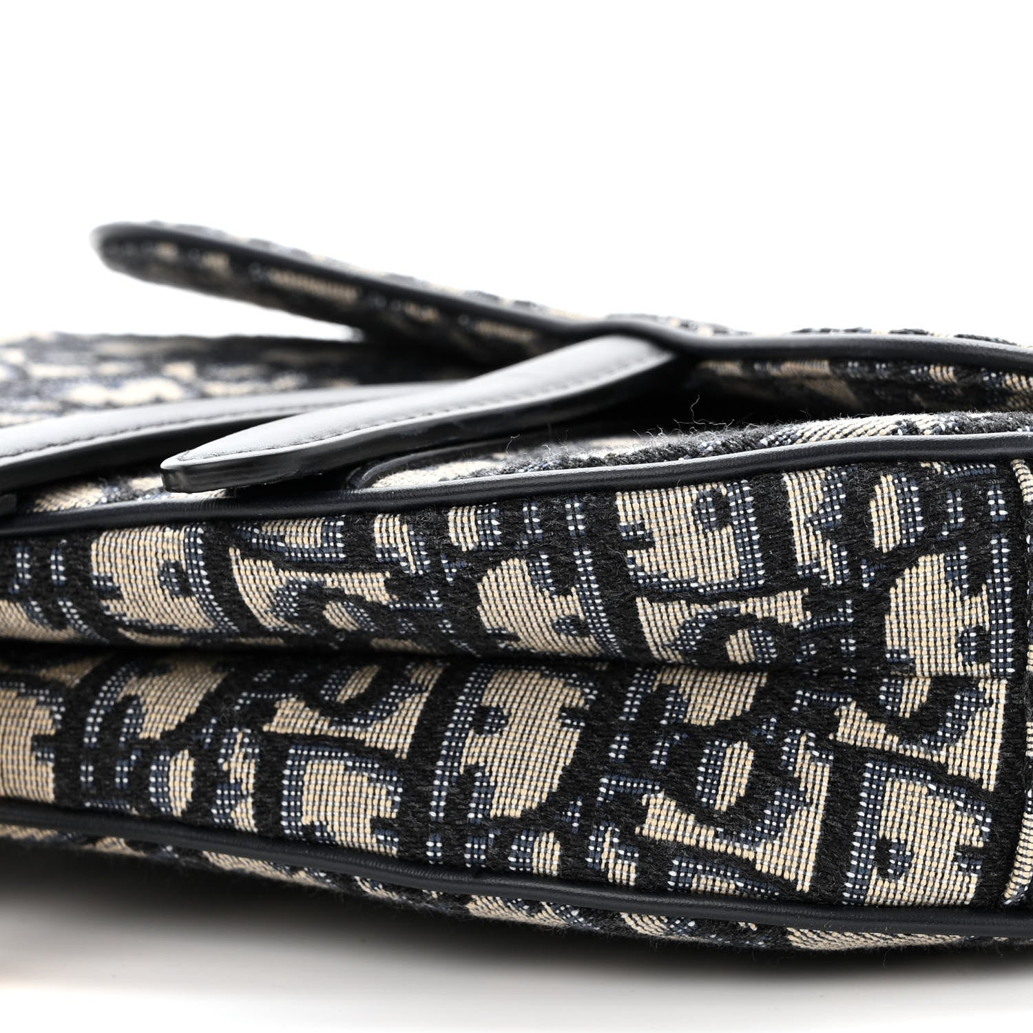 Christian Dior Oblique Mini Saddle Bag Blue 10 of 11