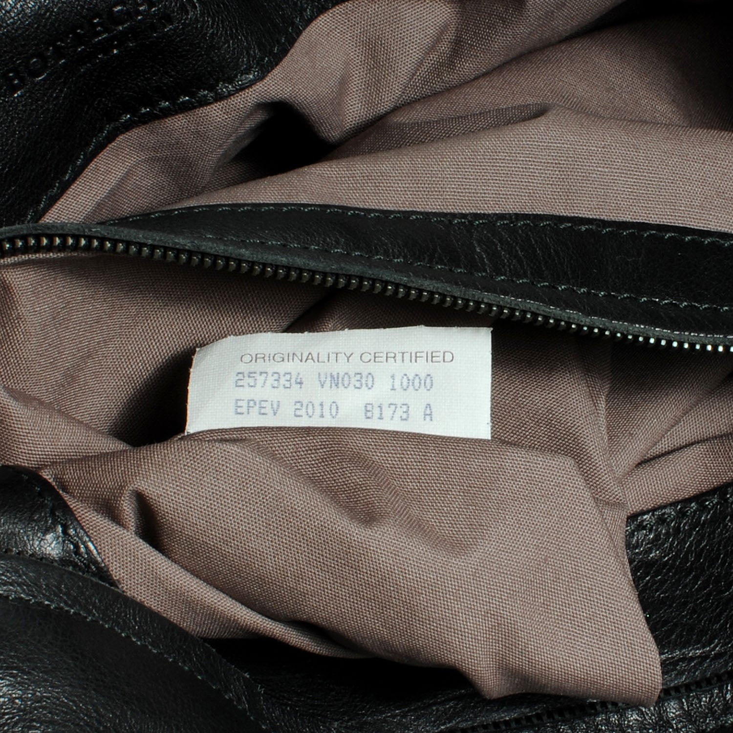 Bottega Veneta Light Calf Side Zip Medium Tote Nero Black 7 of 8