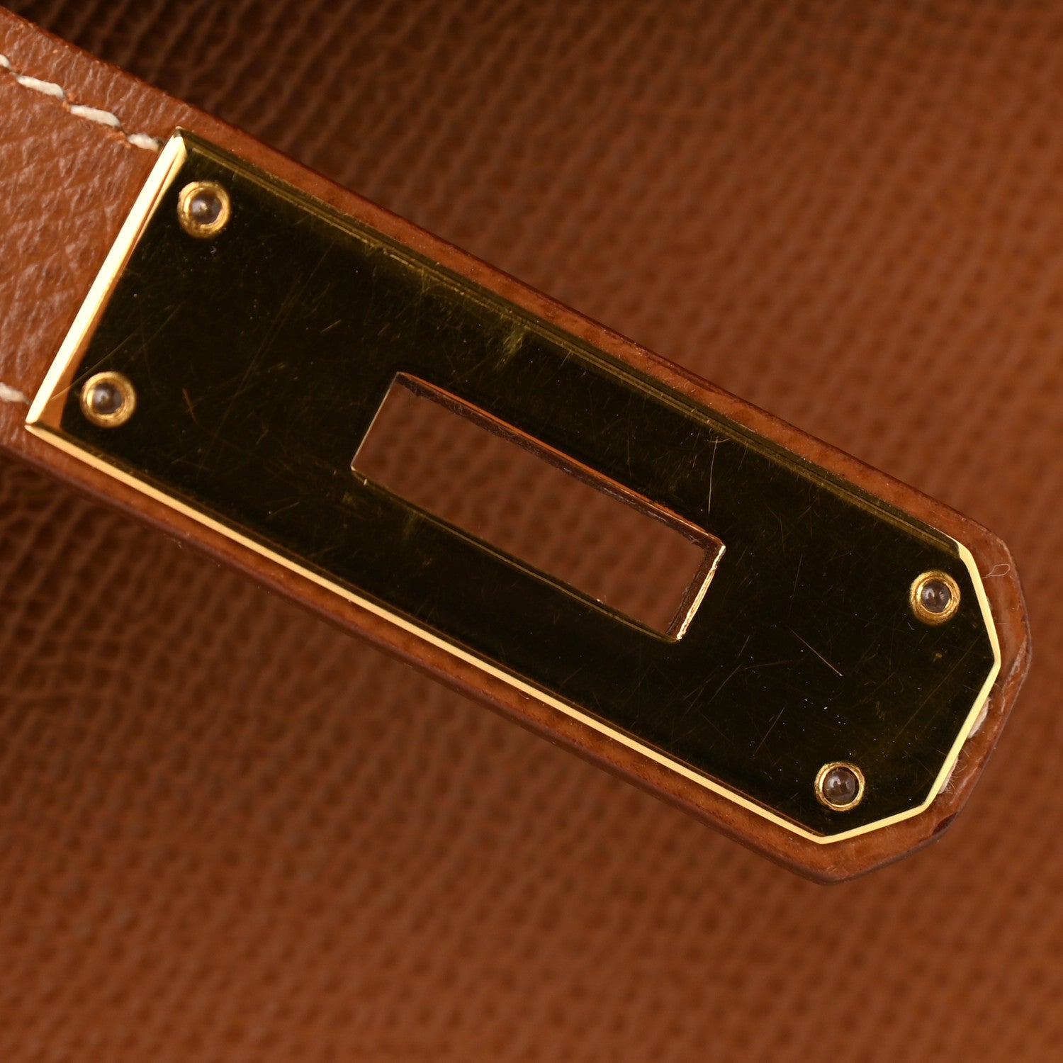 Hermes Courchevel Kelly Sellier 28 Gold 15 of 20