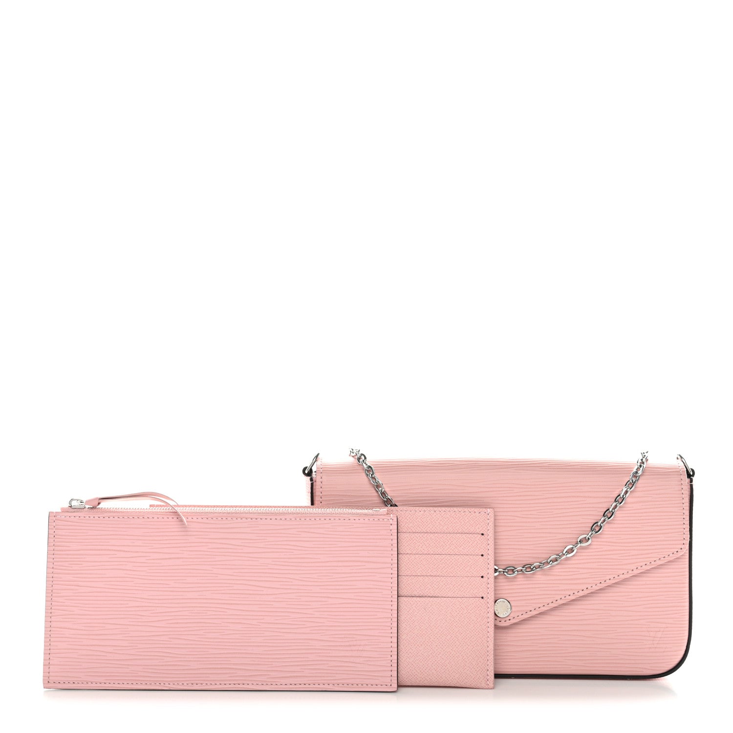 Louis Vuitton Epi Pochette Felicie Rose Ballerine 3 of 13