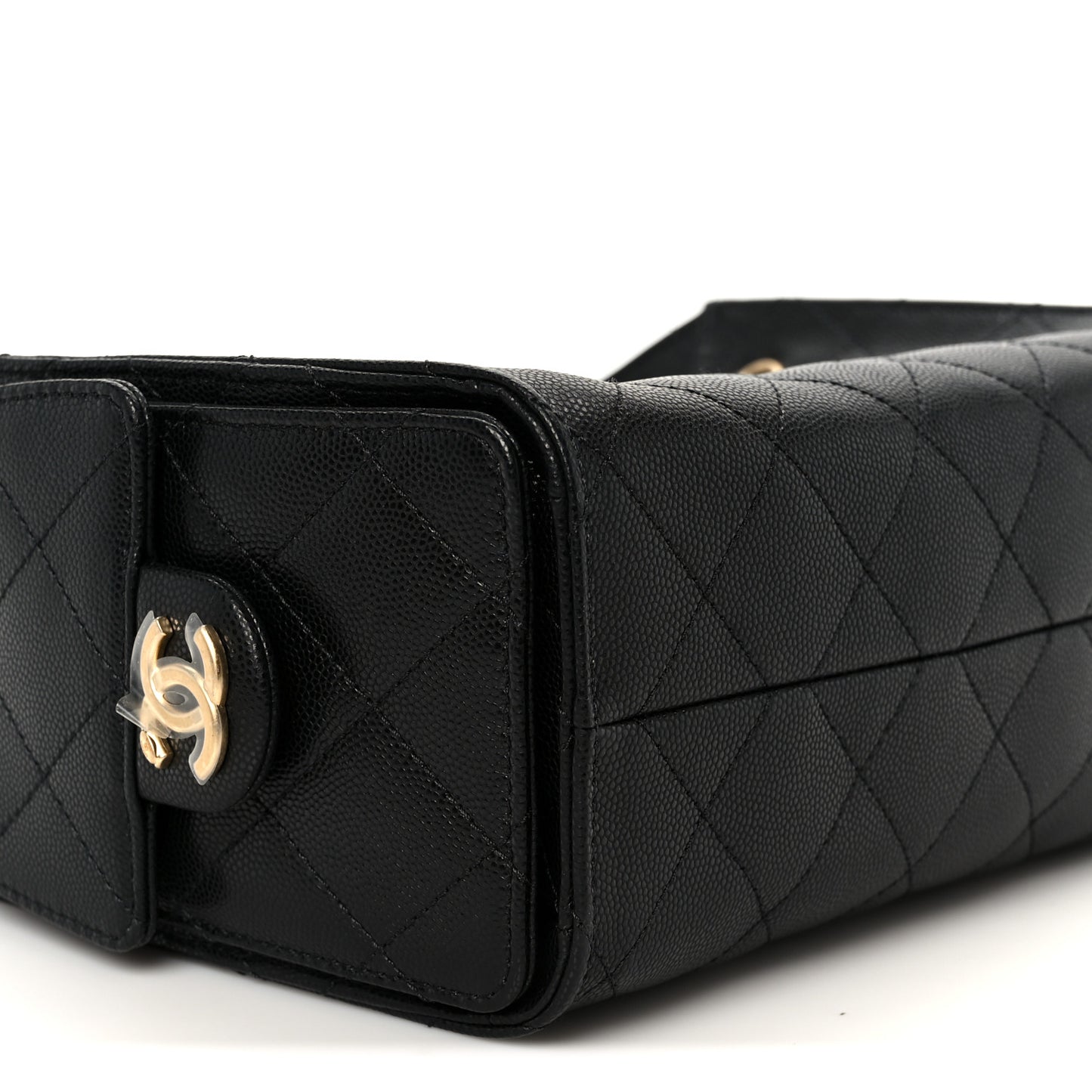 Caviar Quilted Mini Chanel 25 Handbag Black