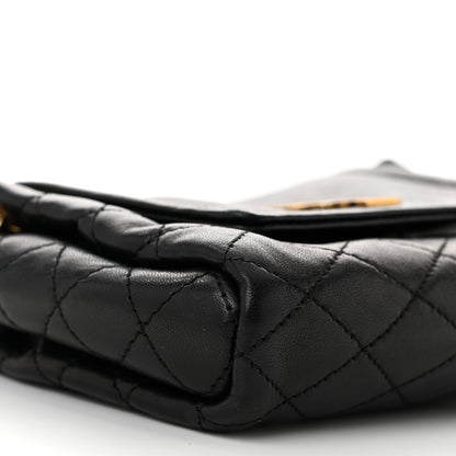 Saint Laurent Lambskin Quilted Monogram Mini Nolita Black 9 of 10