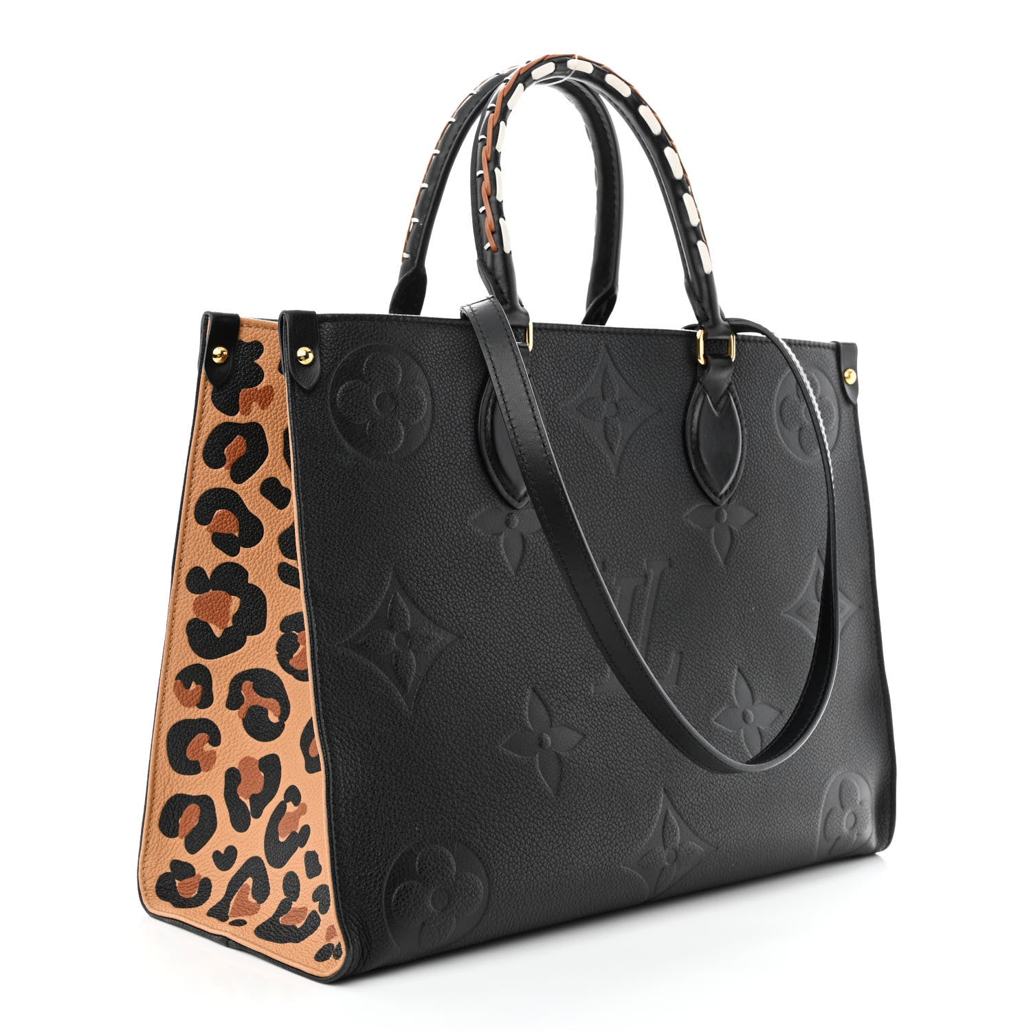 Louis Vuitton Empreinte Monogram Giant Wild At Heart Onthego MM Black 3 of 10