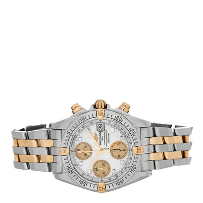 Breitling Stainless Steel 18K Yellow Gold Diamond 39mm Cockpit Chronograph Automatic Watch B13357 4 of 13