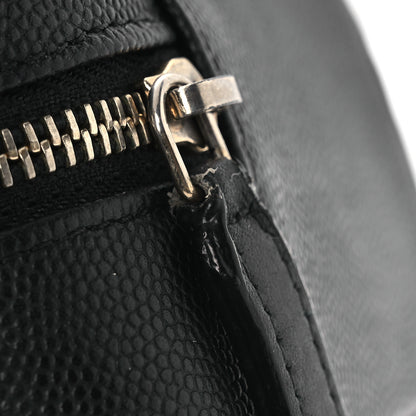 Chanel Caviar Quilted CC Filigree Vanity Clutch With Chain Black 11 of 12