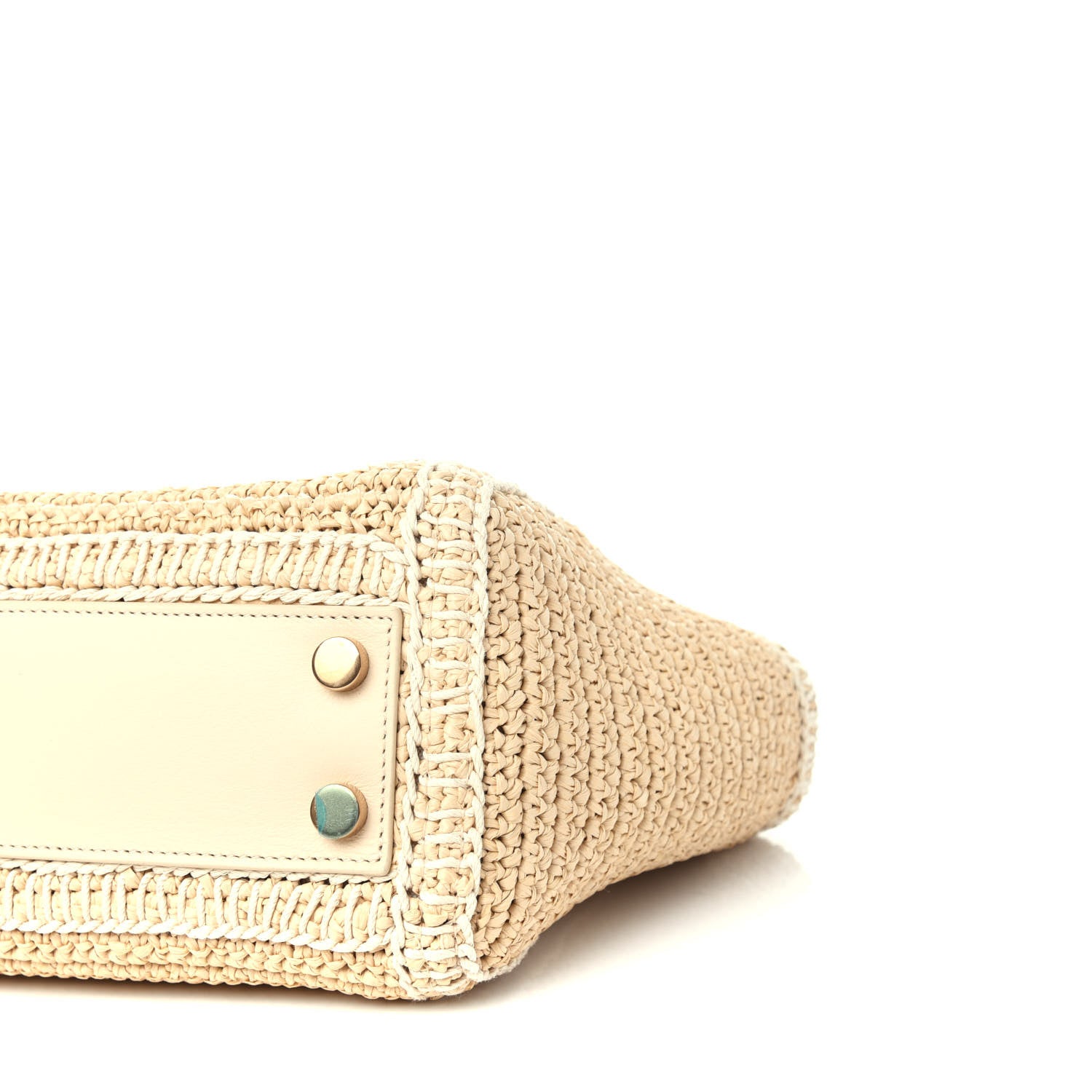 Saint Laurent Raffia Baby Monogram Downtown Cabas Naturale 9 of 10