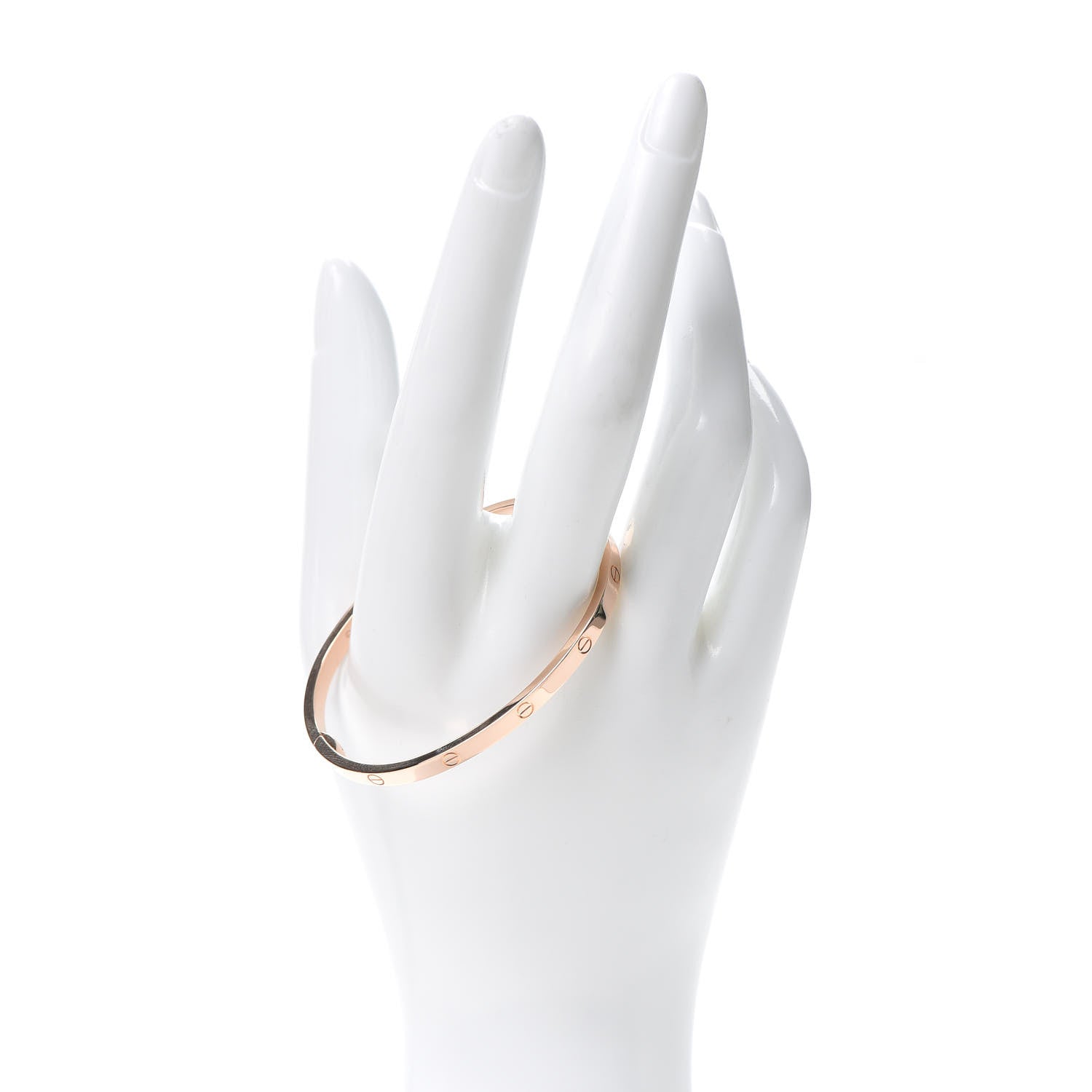 Cartier 18K Pink Gold Small LOVE Bracelet 16 2 of 7