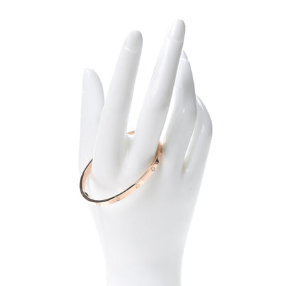 Cartier 18K Pink Gold Small LOVE Bracelet 16 2 of 7