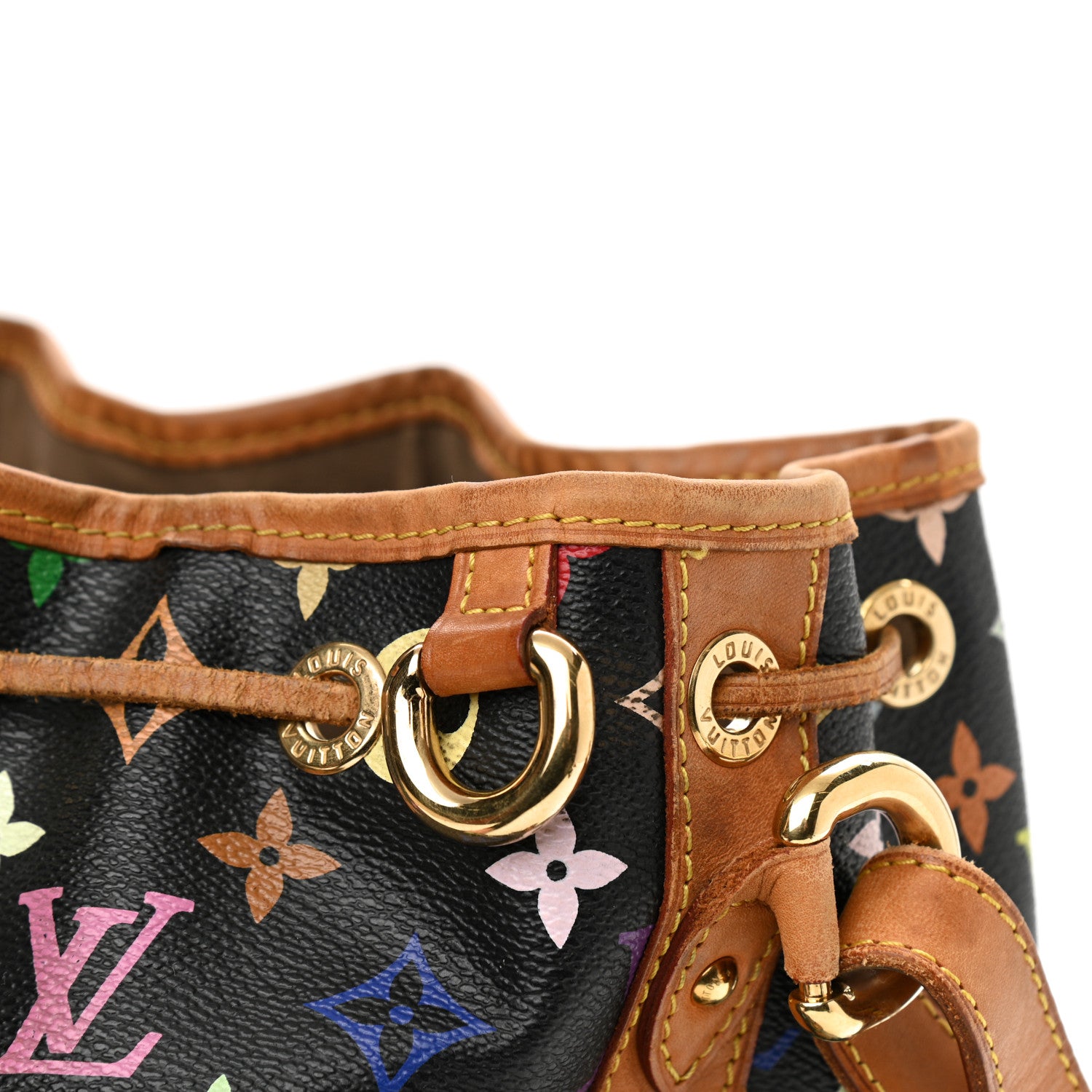 Louis Vuitton Monogram Multicolor Petit Noe Black 12 of 12