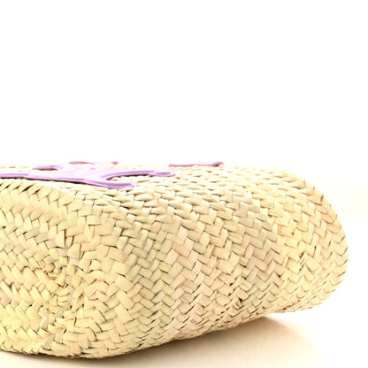 Celine Raffia Calfskin Triomphe Teen Panier Vintage Mauve 9 of 9