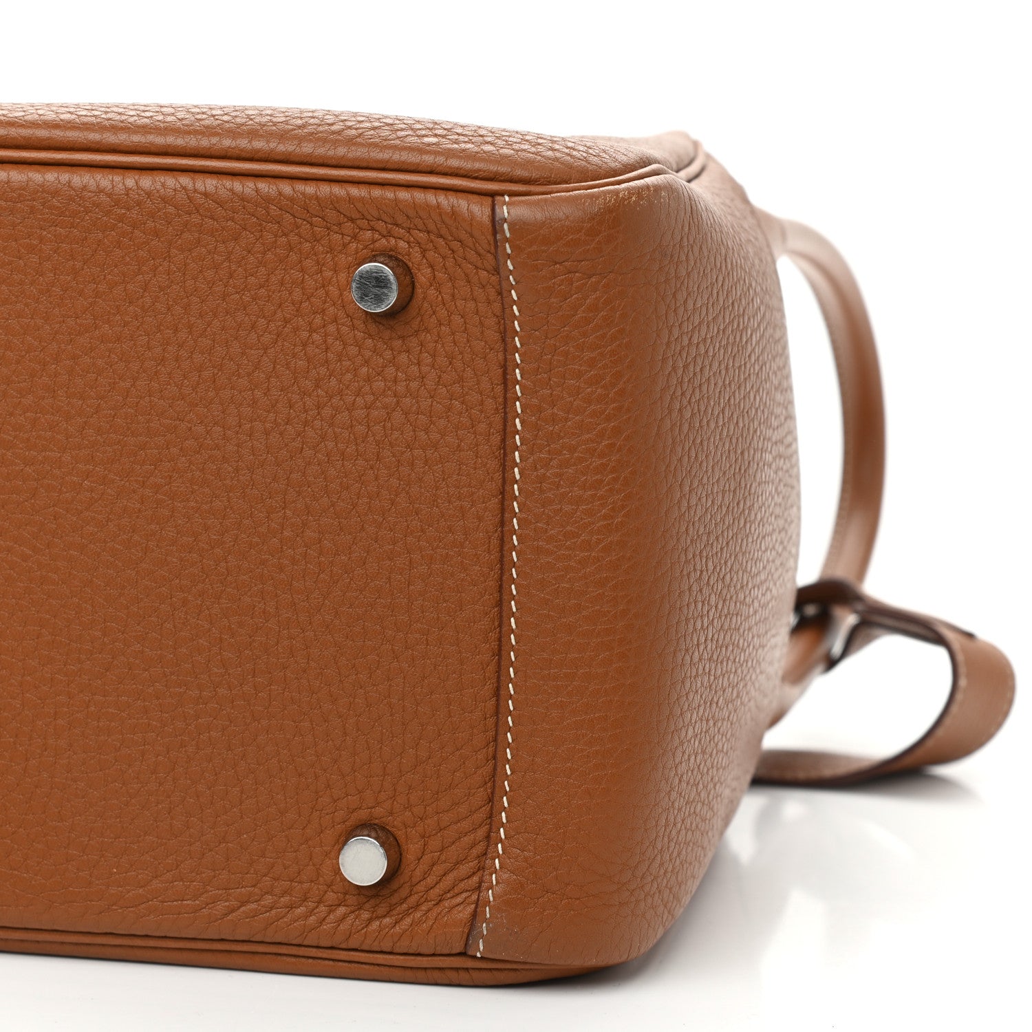Hermes Taurillon Clemence Lindy 30 Gold 10 of 16