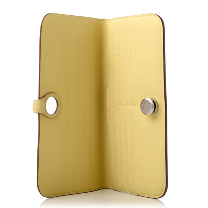Hermes Togo Dogon Recto Verso Wallet Jaune Poussin 5 of 12