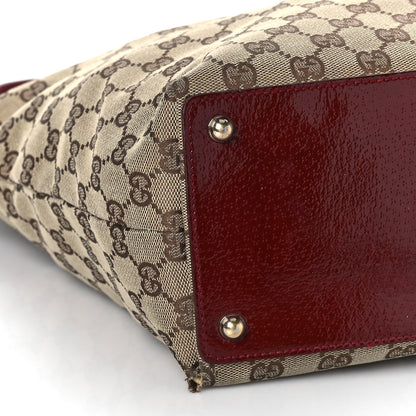 Gucci Monogram Large Eclipse Tote Red 11 of 12