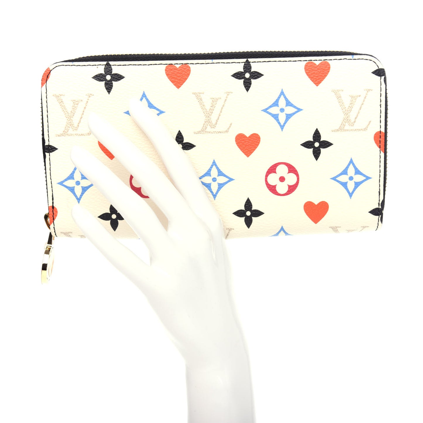 Game On Zippy Wallet White