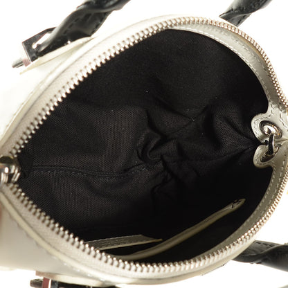 Alexander McQueen Soft Calfskin Whipstitched Mini Legend White 5 of 8