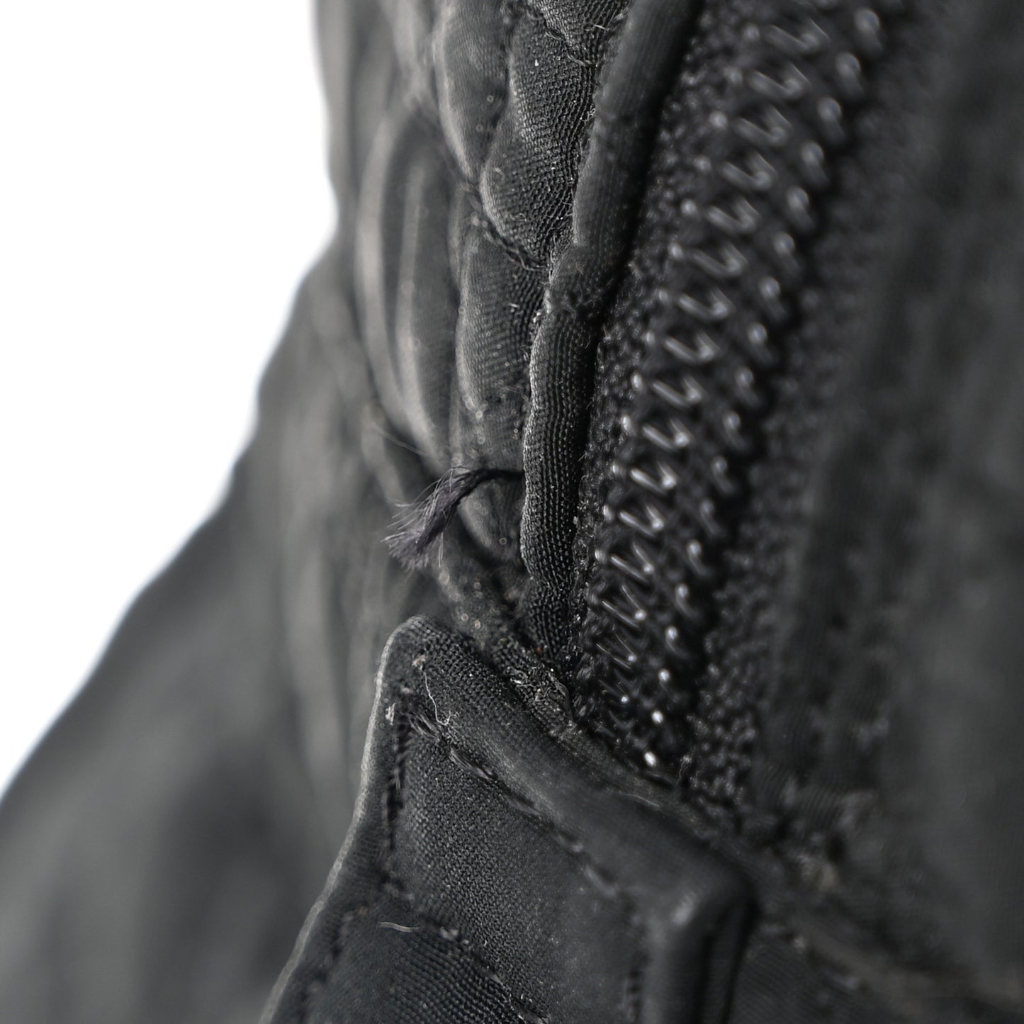 Nylon Cannage Duffle Bag Black