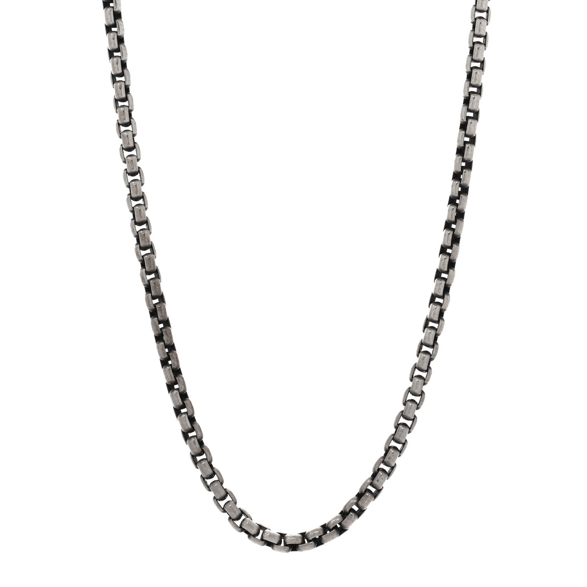 David Yurman Sterling Silver 4.8mm Box Chain Necklace 20" 1 of 4