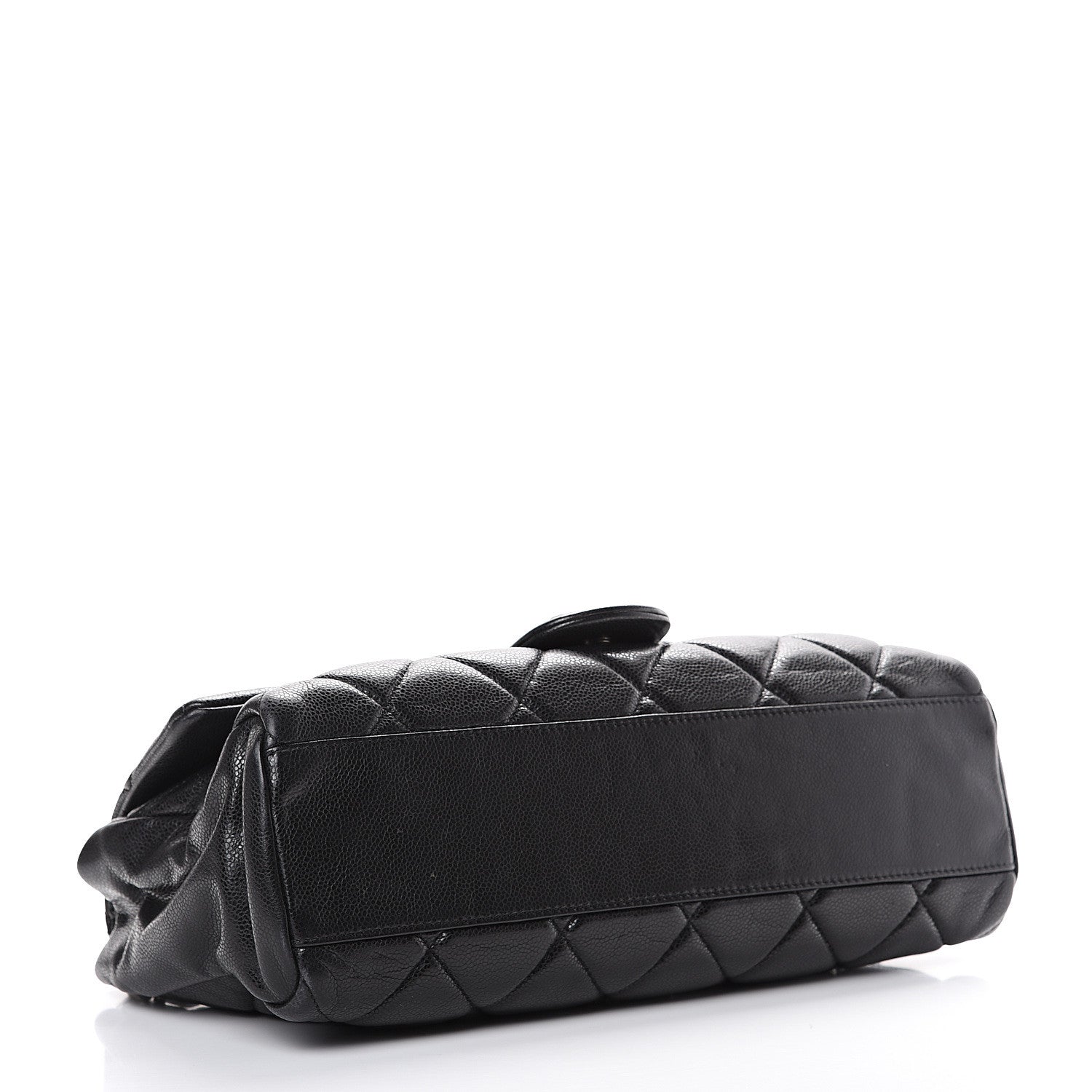 Chanel Glazed Caviar Medium Nature Flap Bag Black 3 of 15