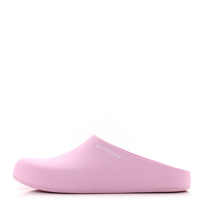 Balenciaga Rubber Eva Logo Womens Pool Slide Sandals 42 Pink 1 of 6