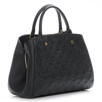 Louis Vuitton Empreinte Montaigne MM Black 4 of 9