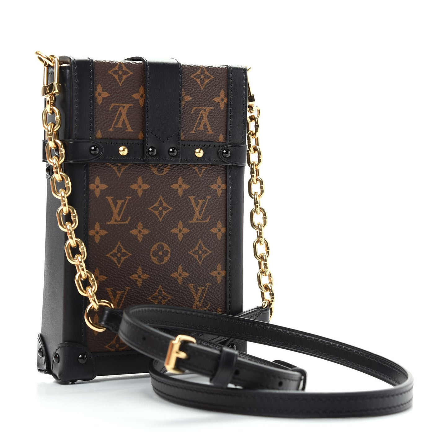 Monogram Pochette Trunk Verticale Black