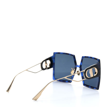 Christian Dior Acetate Square 30 Montaigne Sunglasses Blue 4 of 6