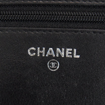 Chanel Caviar CC Wallet on Chain Black 7 of 9