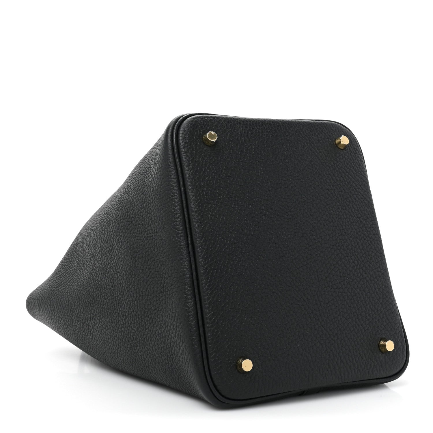 Hermes Taurillon Clemence Matte Alligator Picotin Lock Touch 22 MM Black 4 of 10