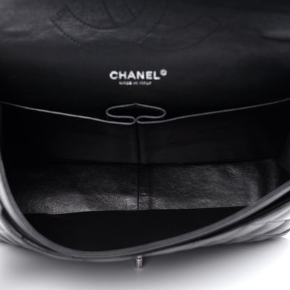 Chanel Patent Quilted Jumbo Double Flap Black 5 of 10