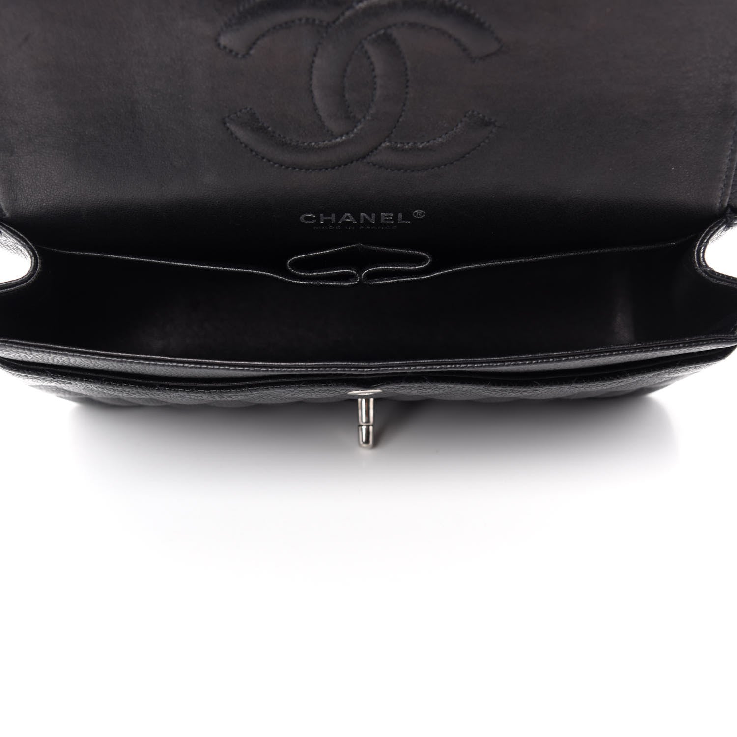 Chanel Caviar Quilted Medium Double Flap Black 5 of 12